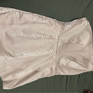 Elegant Cream Mini Dress